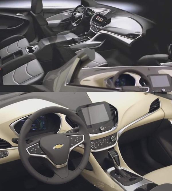 2016 Chevy Volt interior 