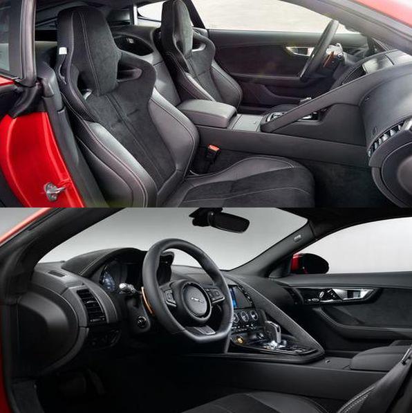 Jaguar F-Type Coupe interior