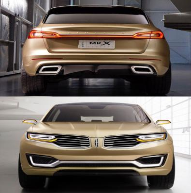 Lincoln MKX back and front